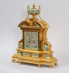 Large and Magnificent Ormolu and Sèvres Porcelain Clock by Achille Brocot