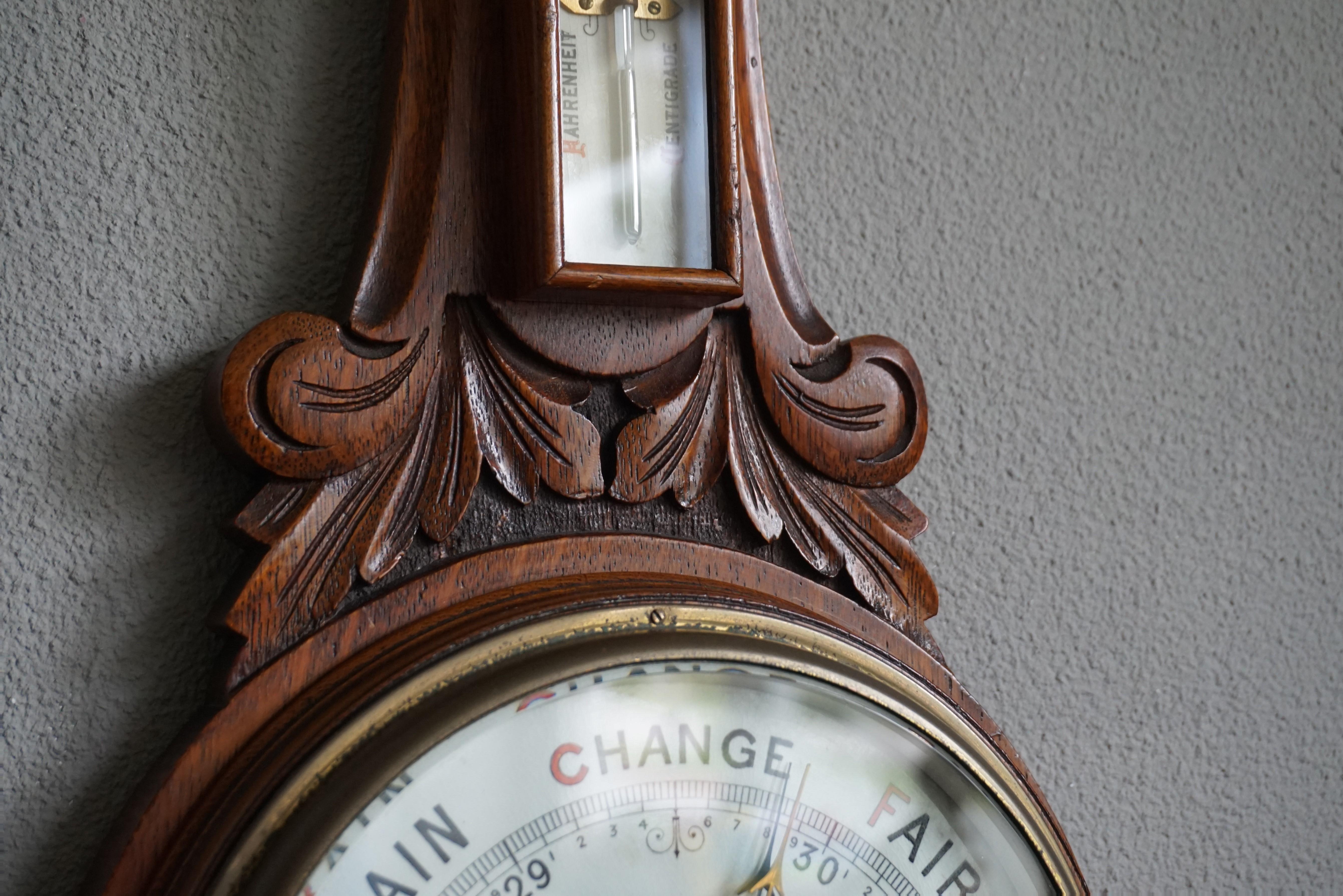 antique wall barometer