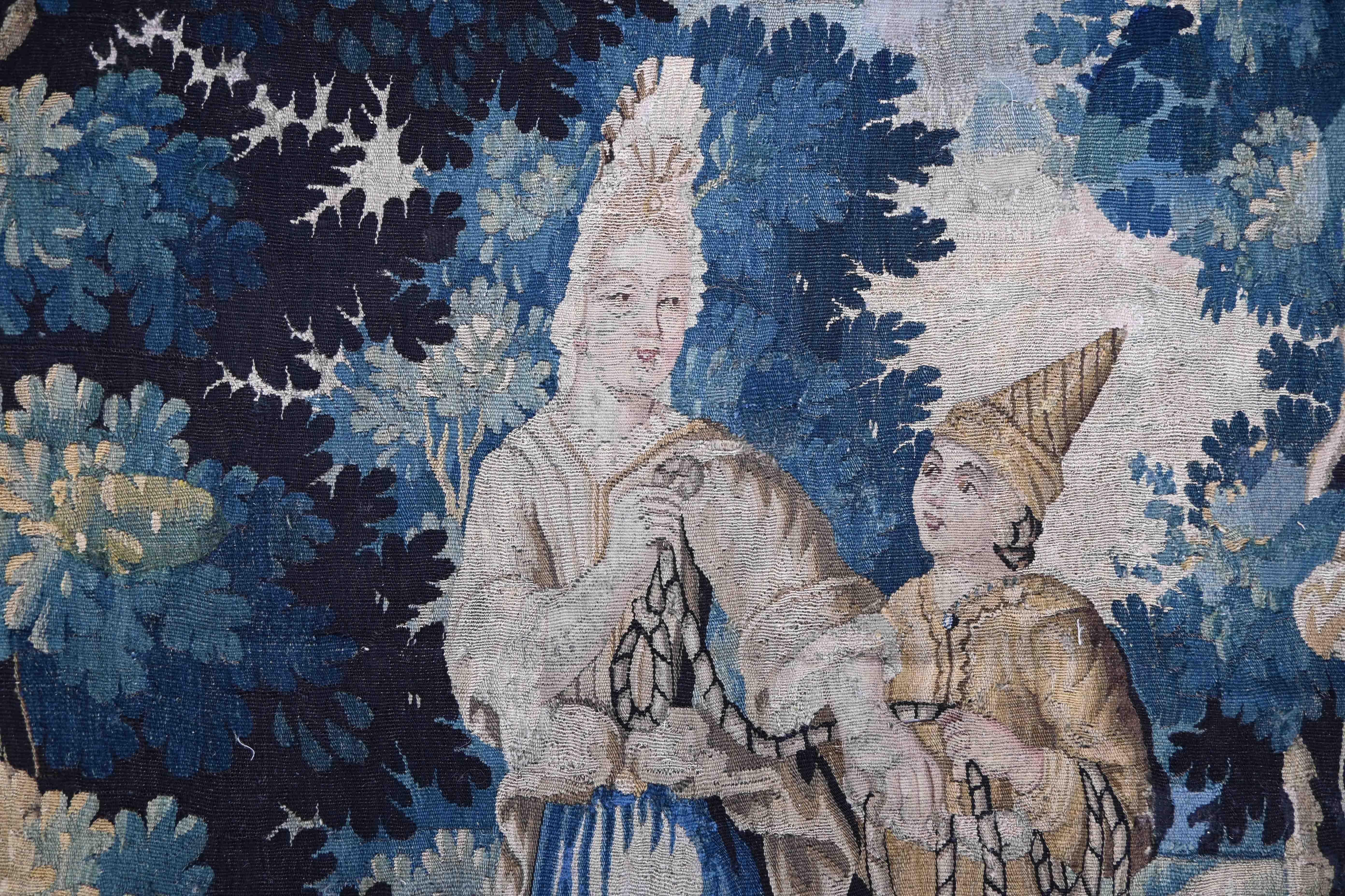 large and rare 17th century tapestry (elephanteau) - N°1340 For Sale 6