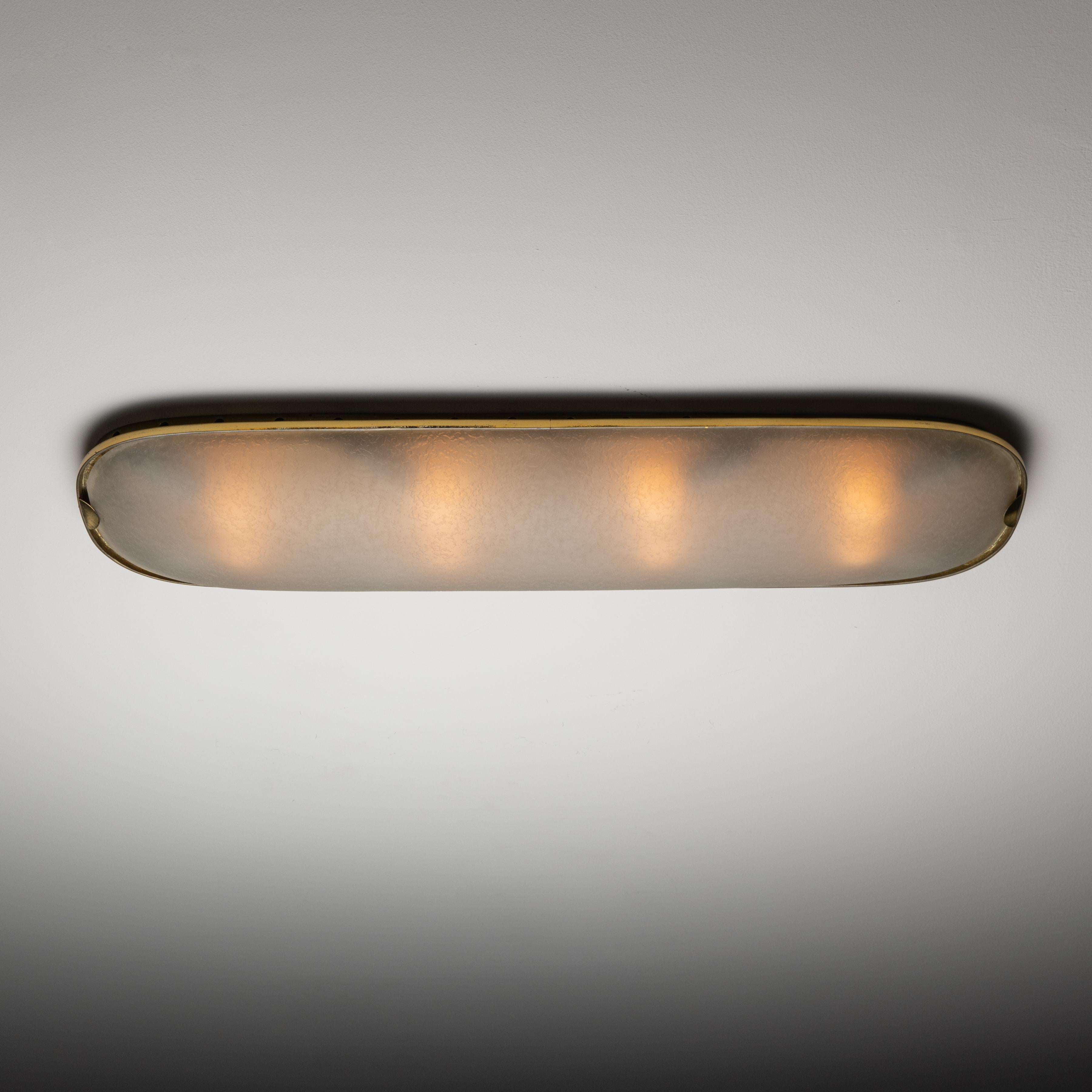 Mid-Century Modern Large and Rare Wall/Ceiling Light by Fontana Arte