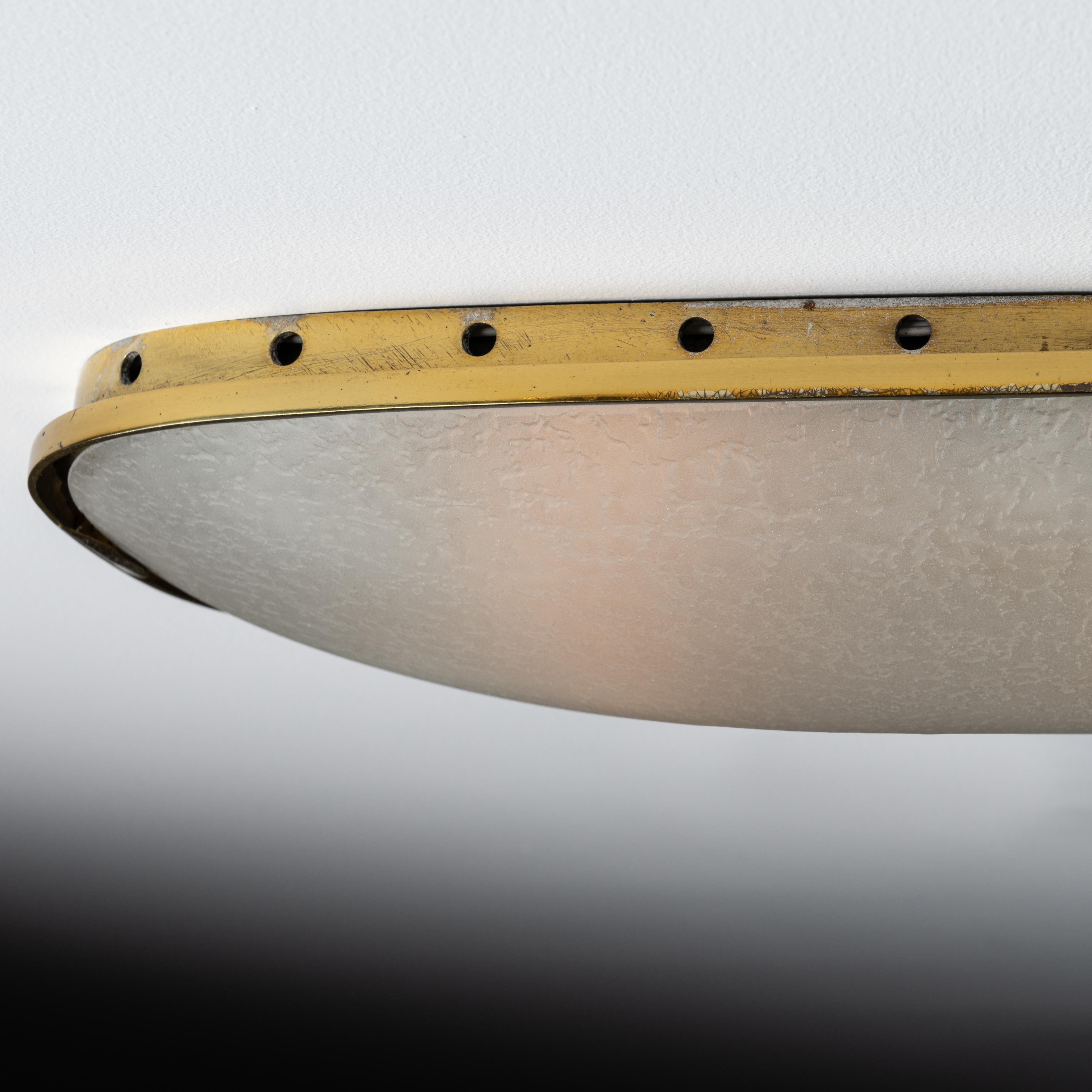 Large and Rare Wall/Ceiling Light by Fontana Arte In Good Condition In Los Angeles, CA