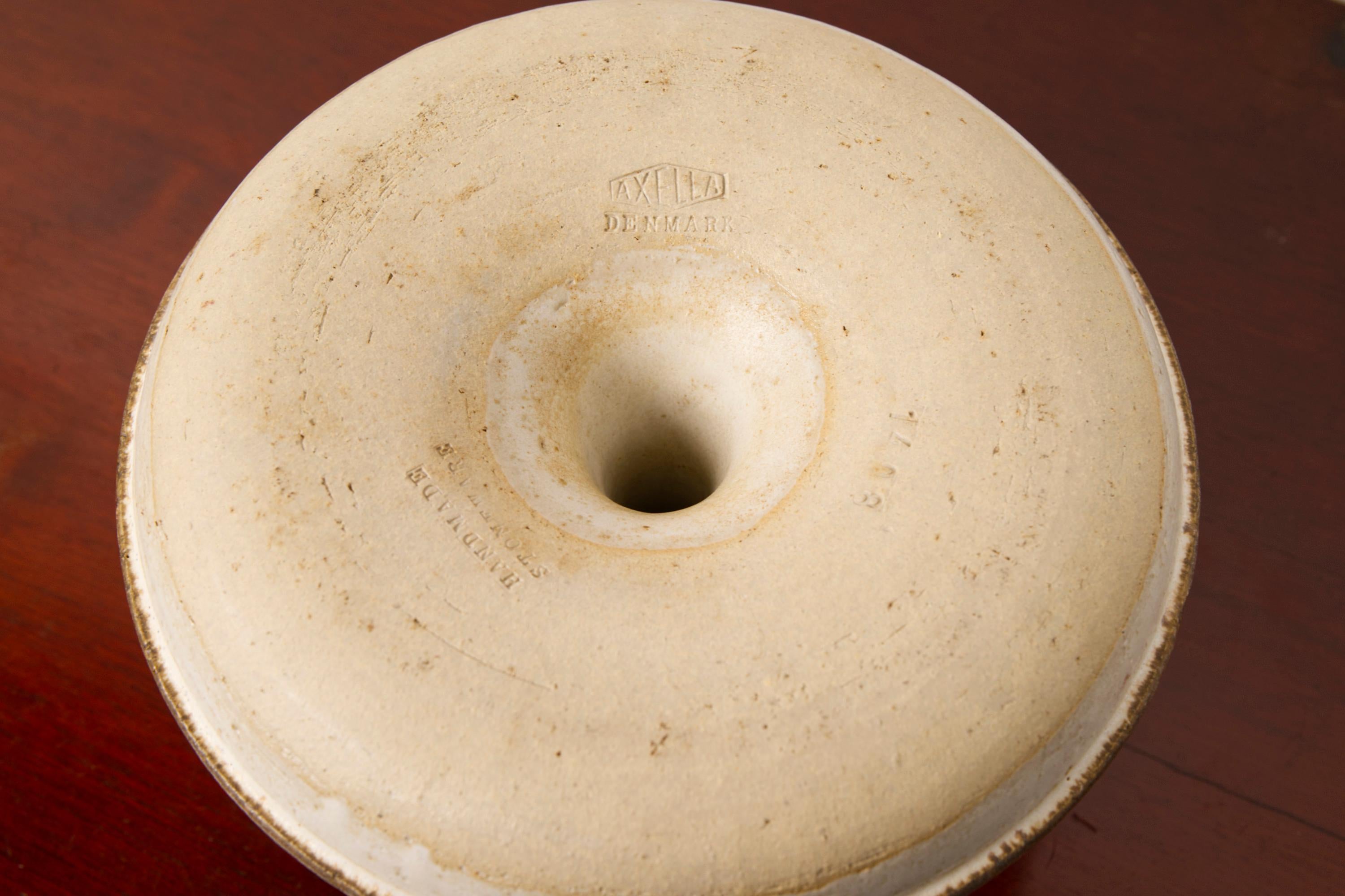 Large and sculptural Candle Holder/dish by Axella Stentøj, Denmark, 1960s For Sale 1