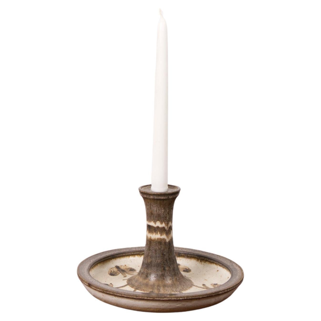 Large and sculptural Candle Holder/dish by Axella Stentøj, Denmark, 1960s