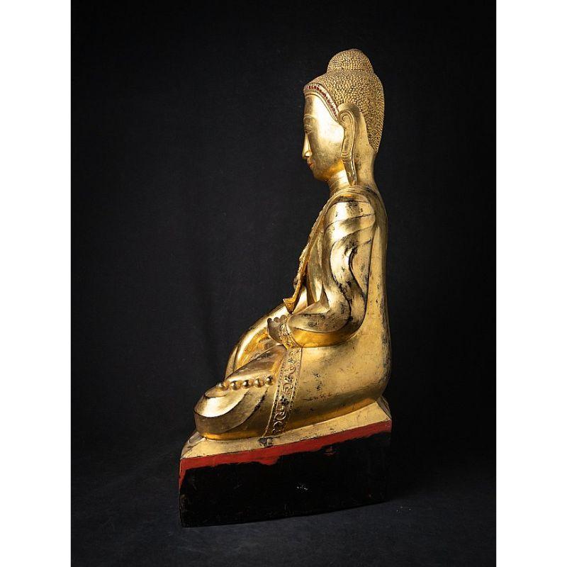 Large and Special Antique Burmese Buddha Statue from Burma For Sale 2