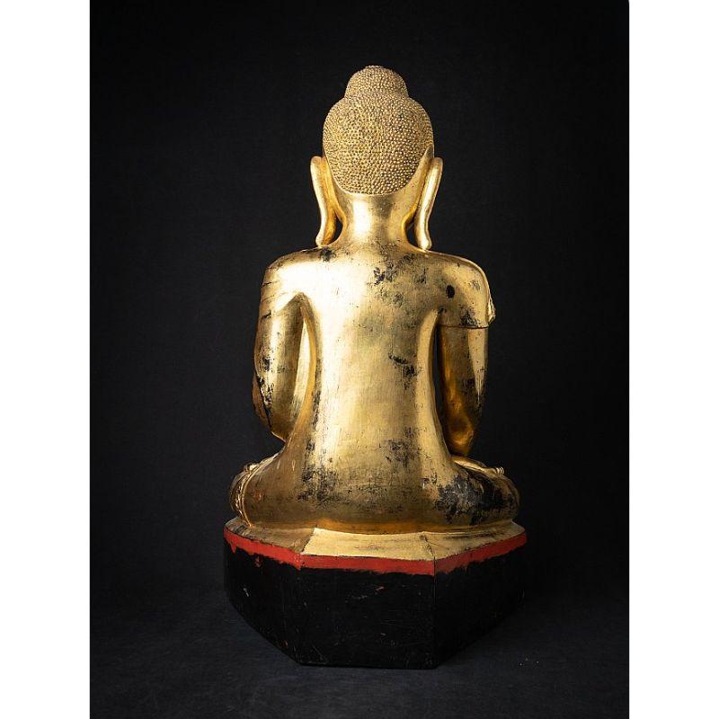 Large and Special Antique Burmese Buddha Statue from Burma For Sale 3