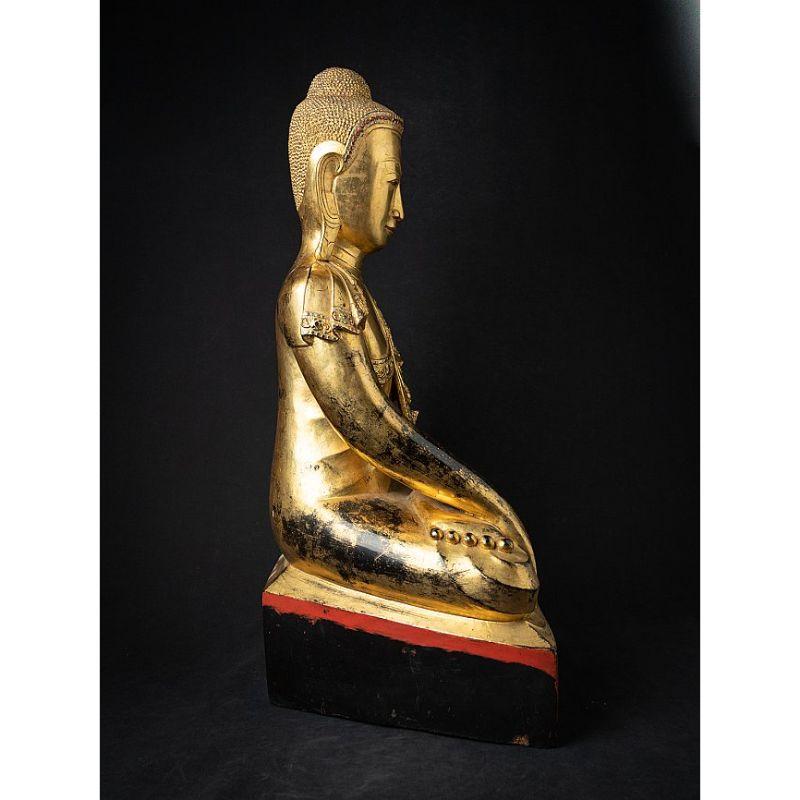 Large and Special Antique Burmese Buddha Statue from Burma For Sale 4