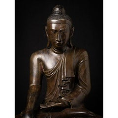 Large and Special Bronze Burmese Mandalay Buddha from Burma