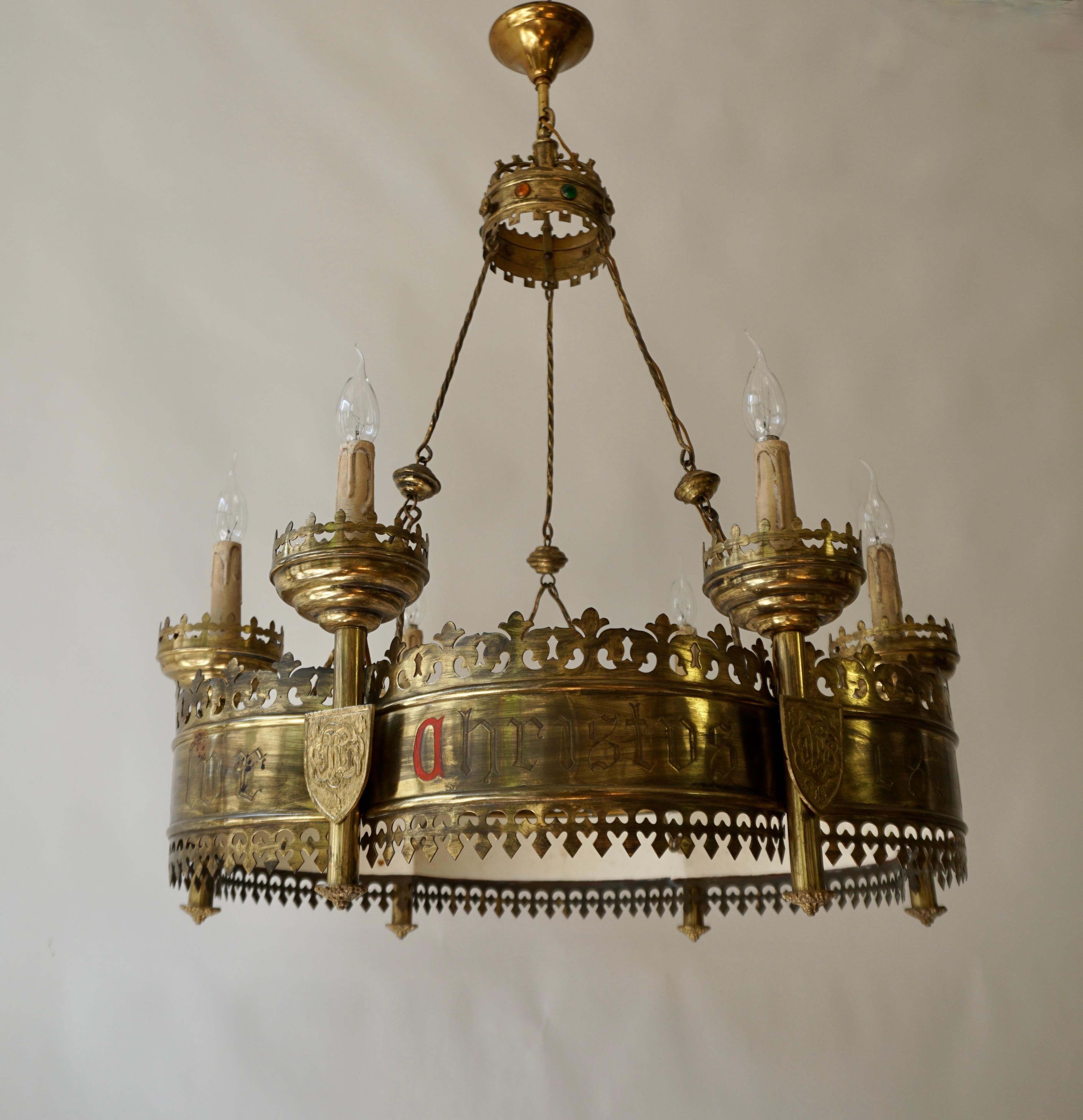 large gothic chandelier