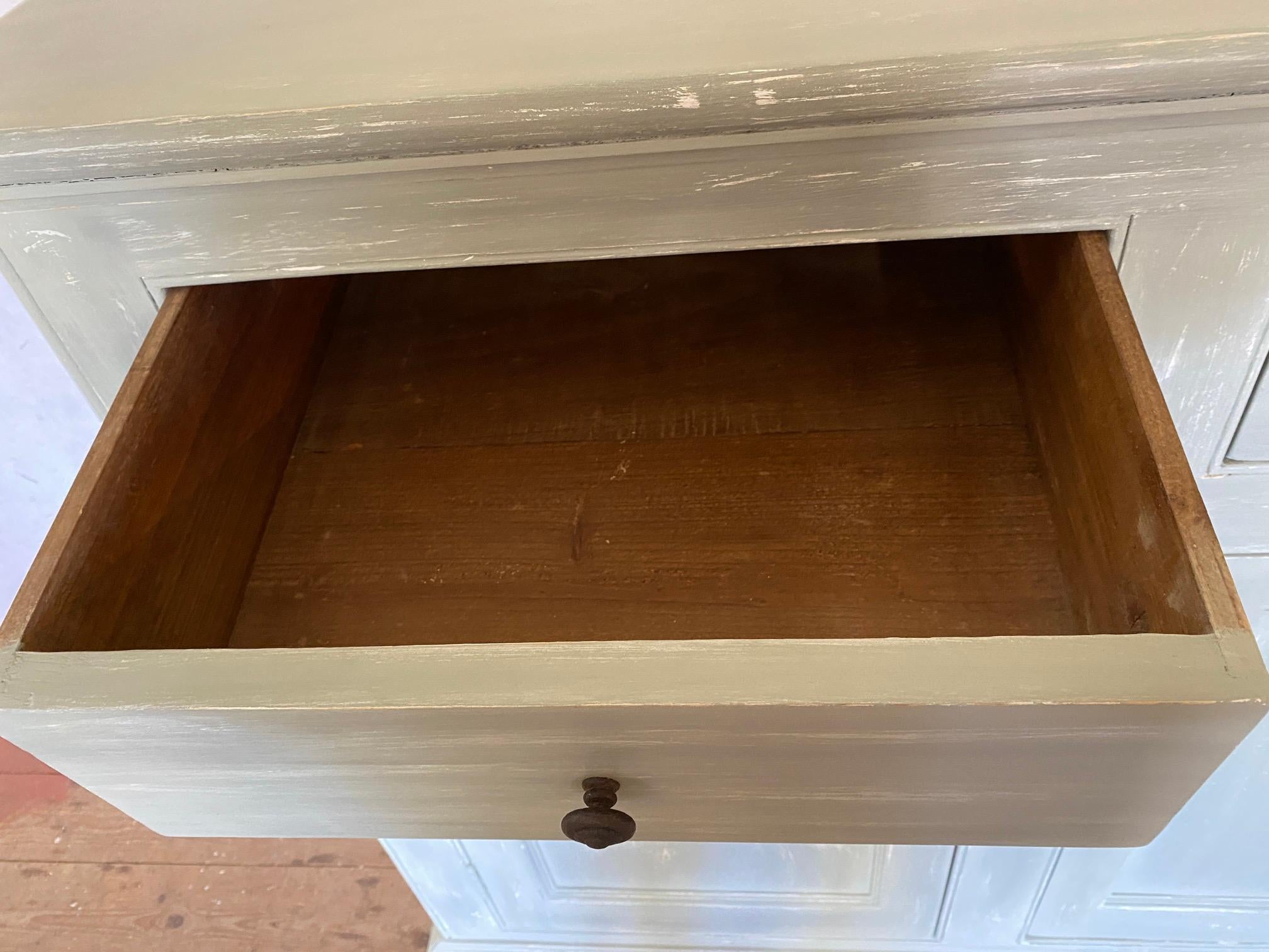 Large and Tall Country Style Kitchen or Dining Room Server Chest For Sale 2