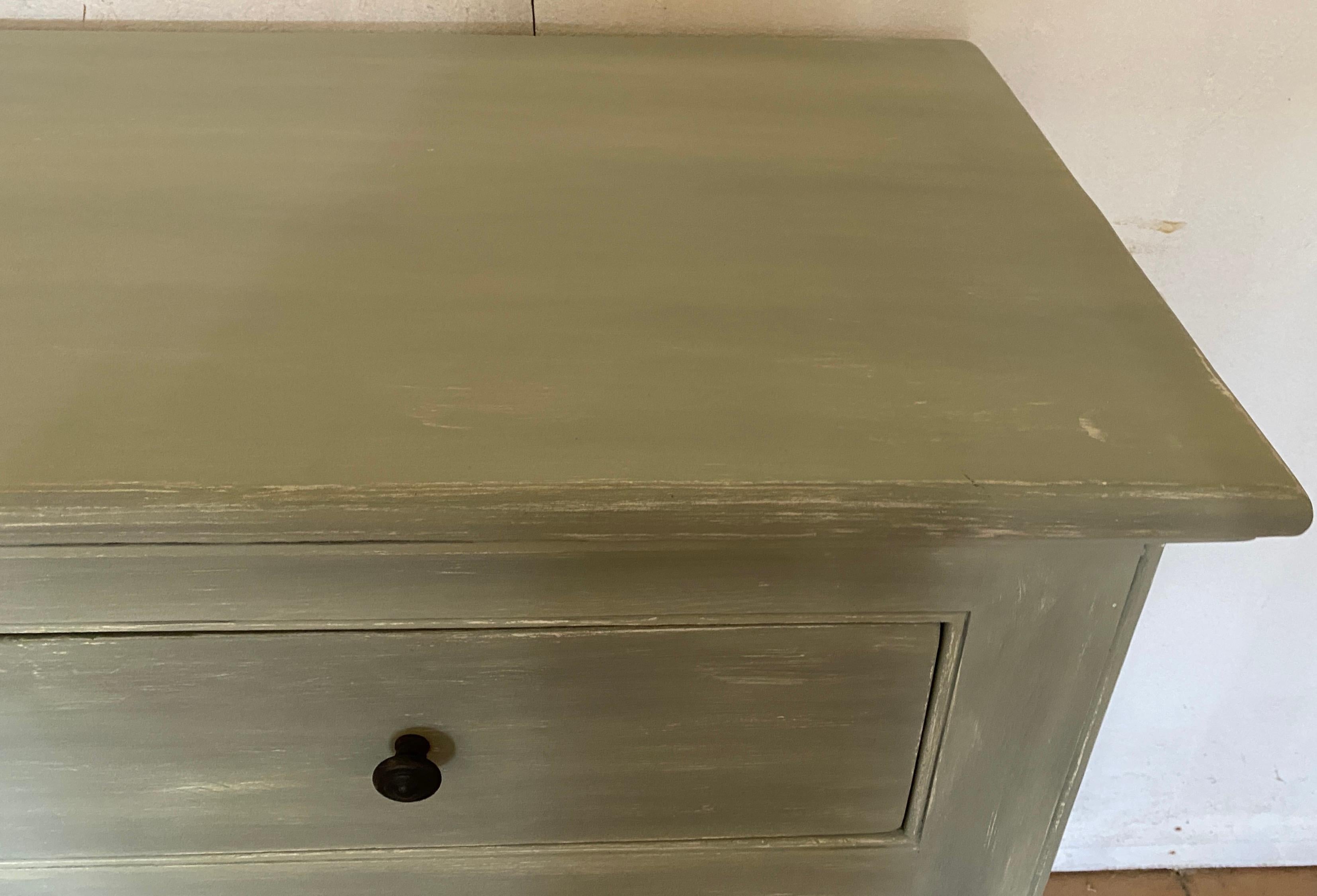 Large and Tall Country Style Kitchen or Dining Room Server Chest For Sale 3
