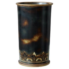 Große und einzigartige Art-Déco-Vase von Gunnar Nylund für ALP, Schweden, 1930er Jahre