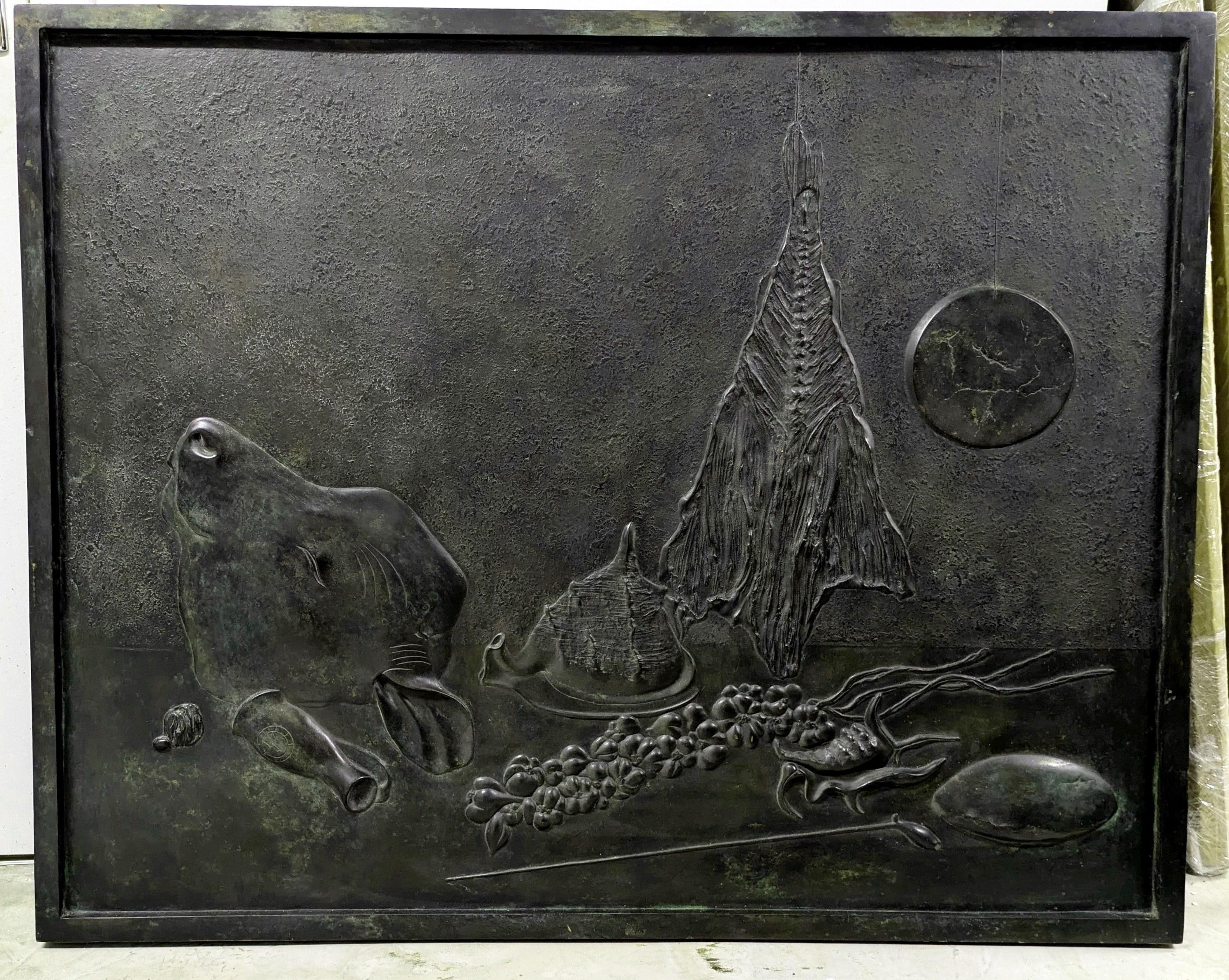 Grande e unico bassorilievo in bronzo di Mikhaïl Chemiakine in vendita 8