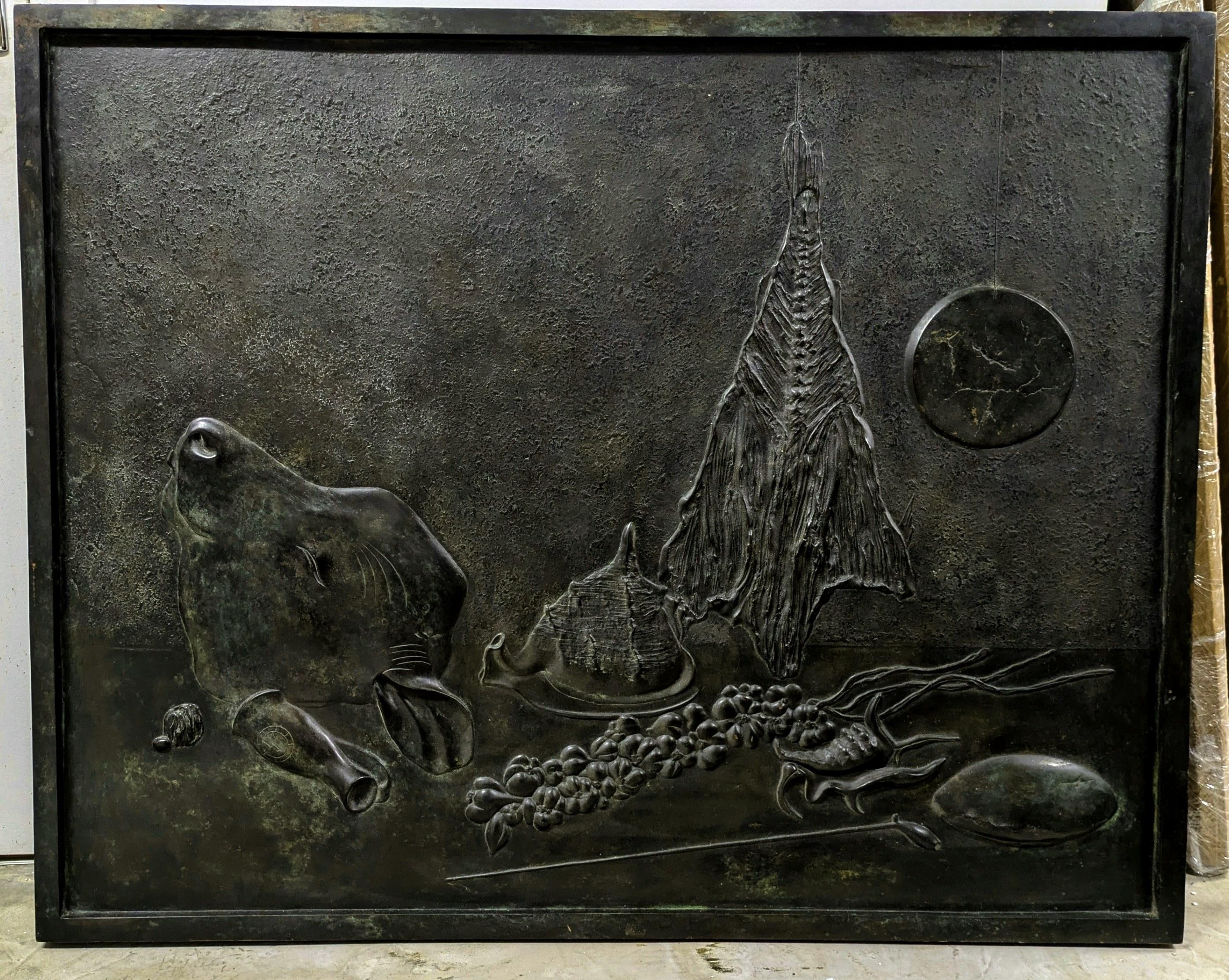 Grande e unico bassorilievo in bronzo di Mikhaïl Chemiakine in vendita 9