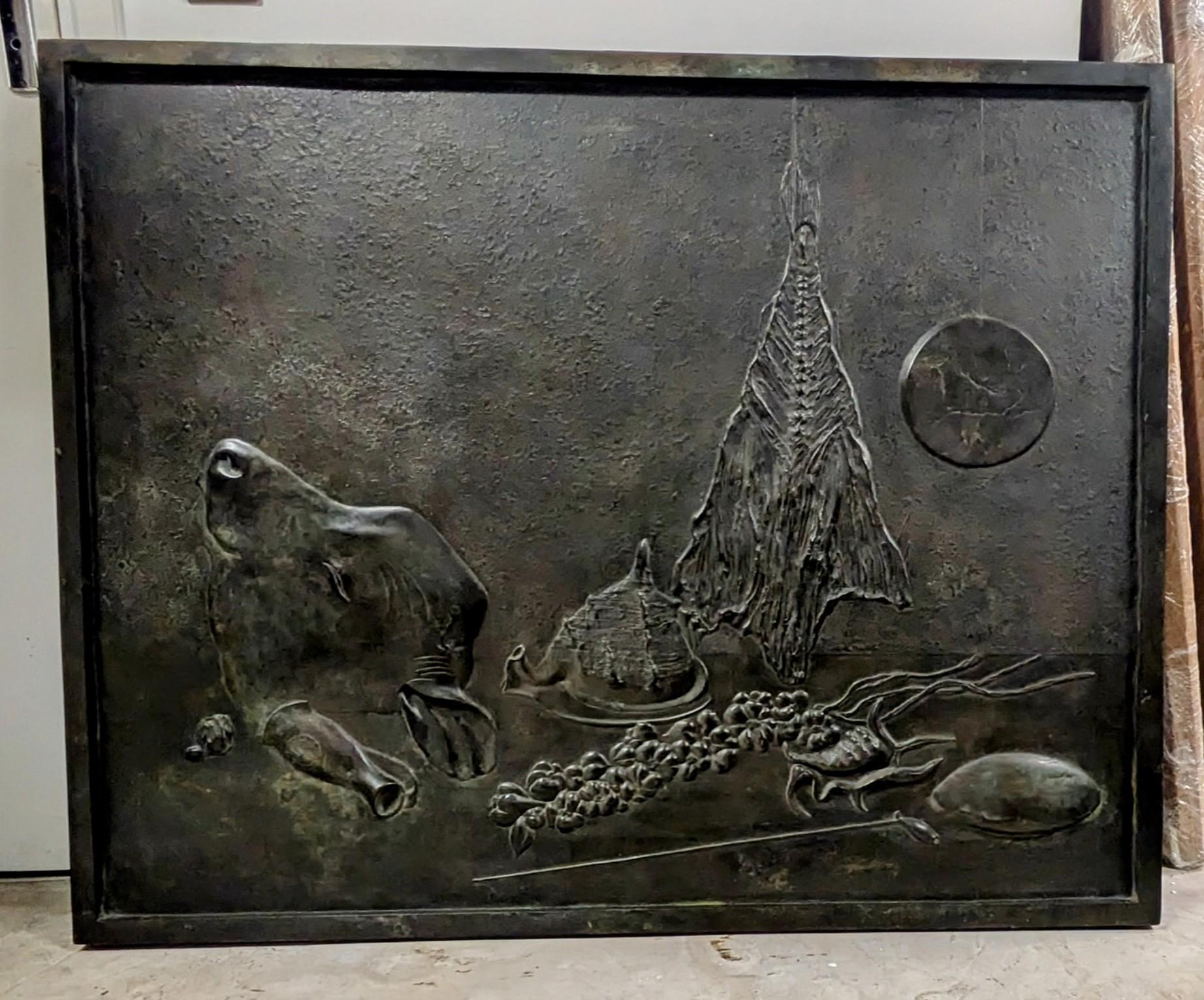 Grande e unico bassorilievo in bronzo di Mikhaïl Chemiakine in vendita 10