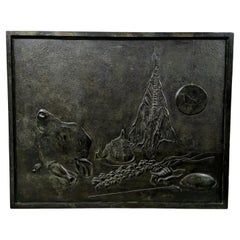 Große und einzigartige Basrelief-Bronze von Mikhaïl Chemiakine