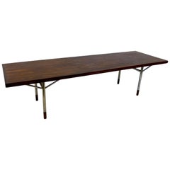 Large and Unique Danish Rosewood Coffee Table Attributed to Arne Vodder