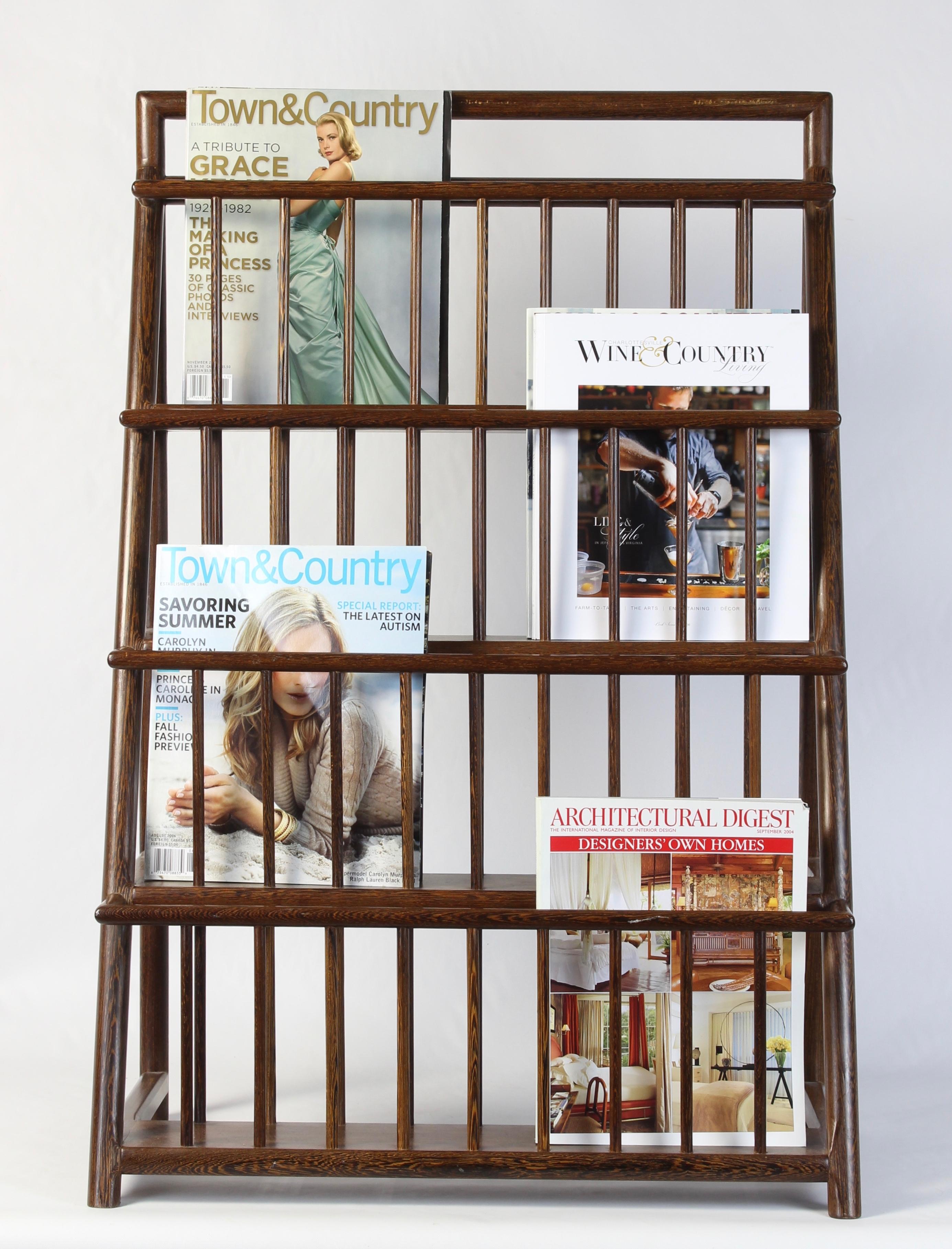 Large and Unusual Mid-20th Century Magazine Rack 1