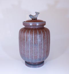 Grande e rarissima urna viola Gunnar Nylund - Rörstrand - The Modern Scandinavian