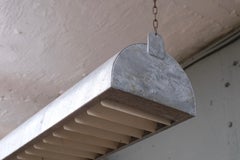 Large and Wide Danish Steel Pendant, 1960s