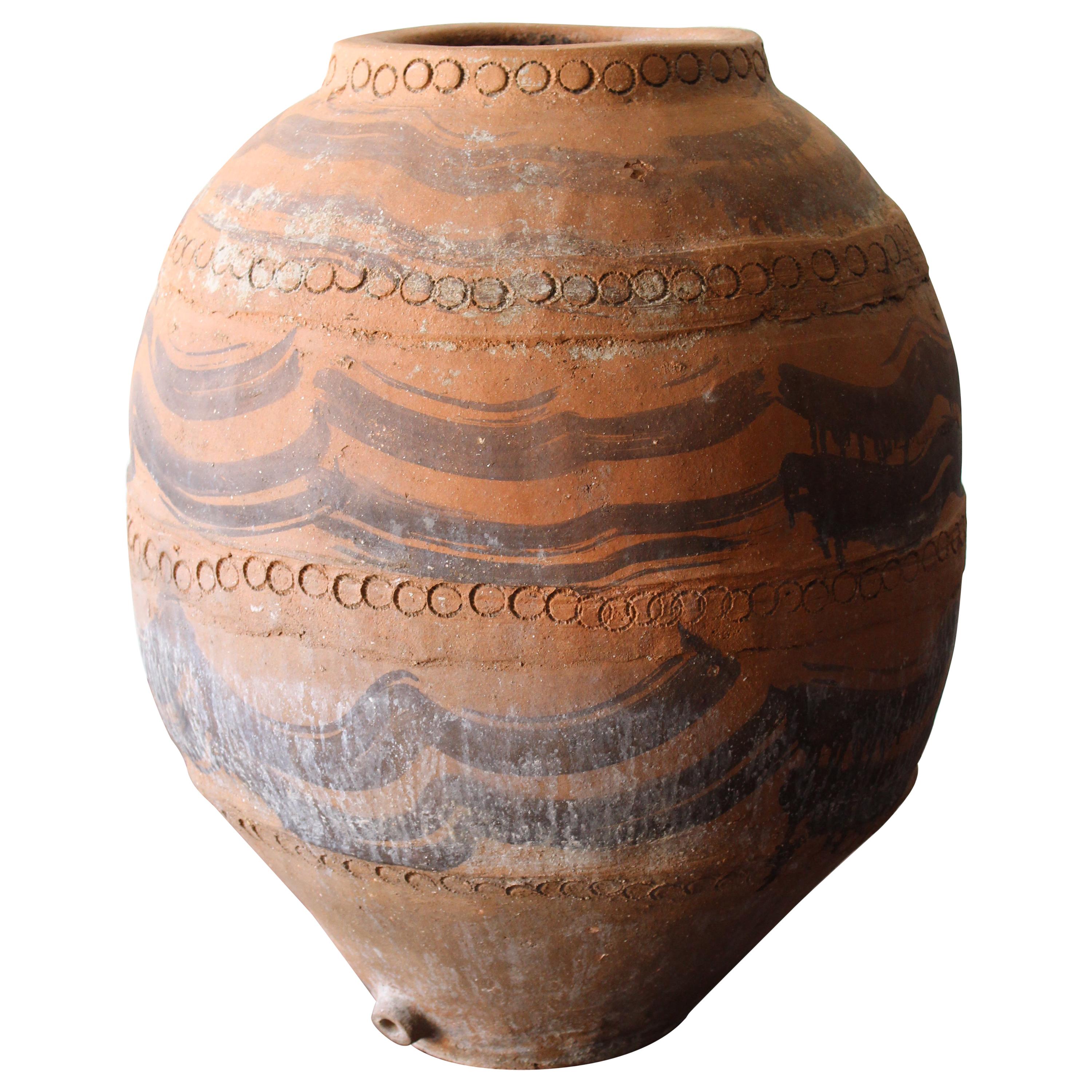 Large Andalusian Terracotta Jar