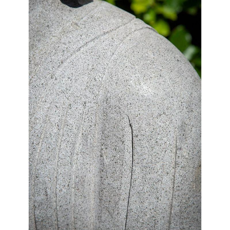 Large andesite stone Buddha statue from Indonesia 2