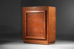 Gran cómoda André Sornay de roble blanqueado de los años 40