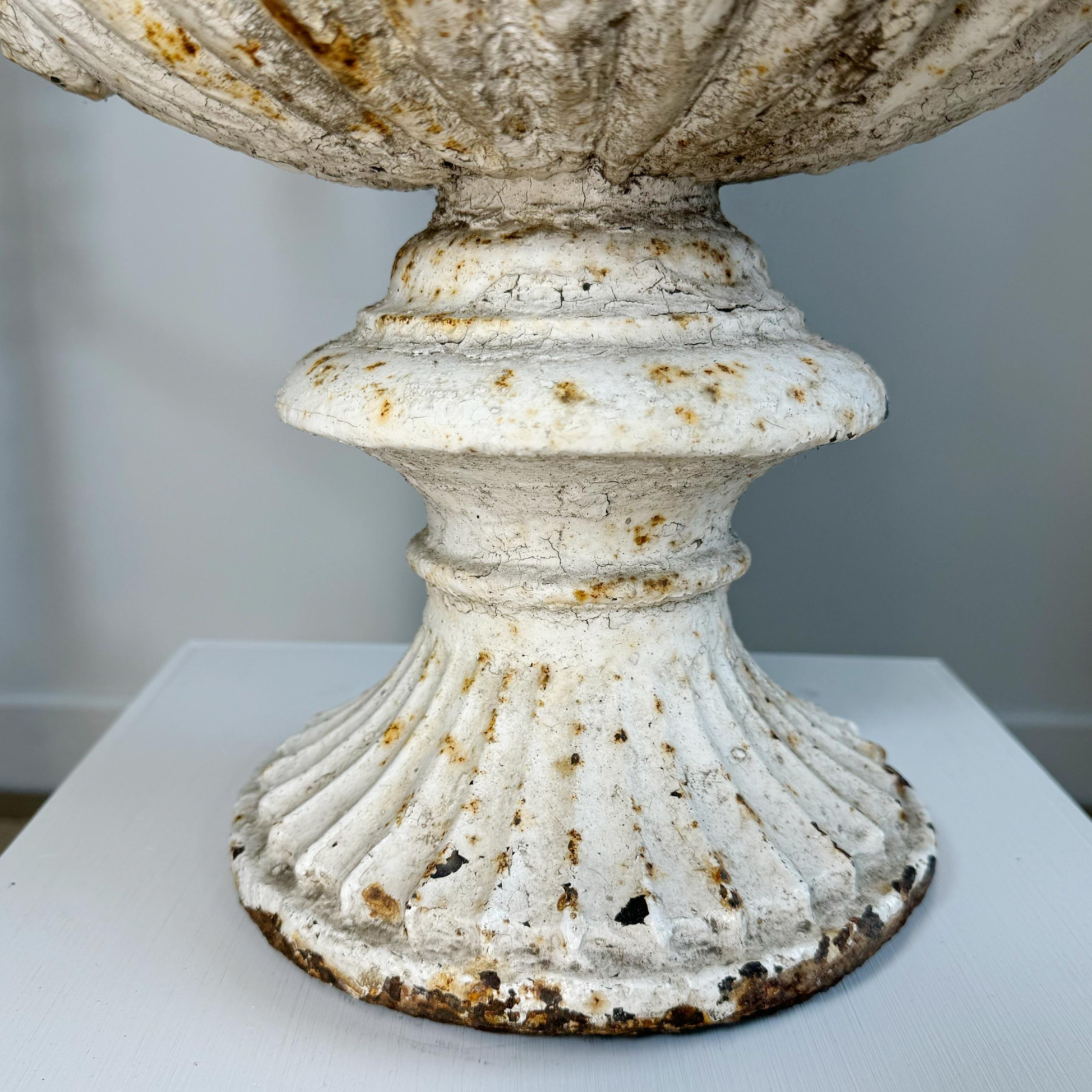 High Victorian Large Andrew Handyside Cast Iron Campana Urn For Sale