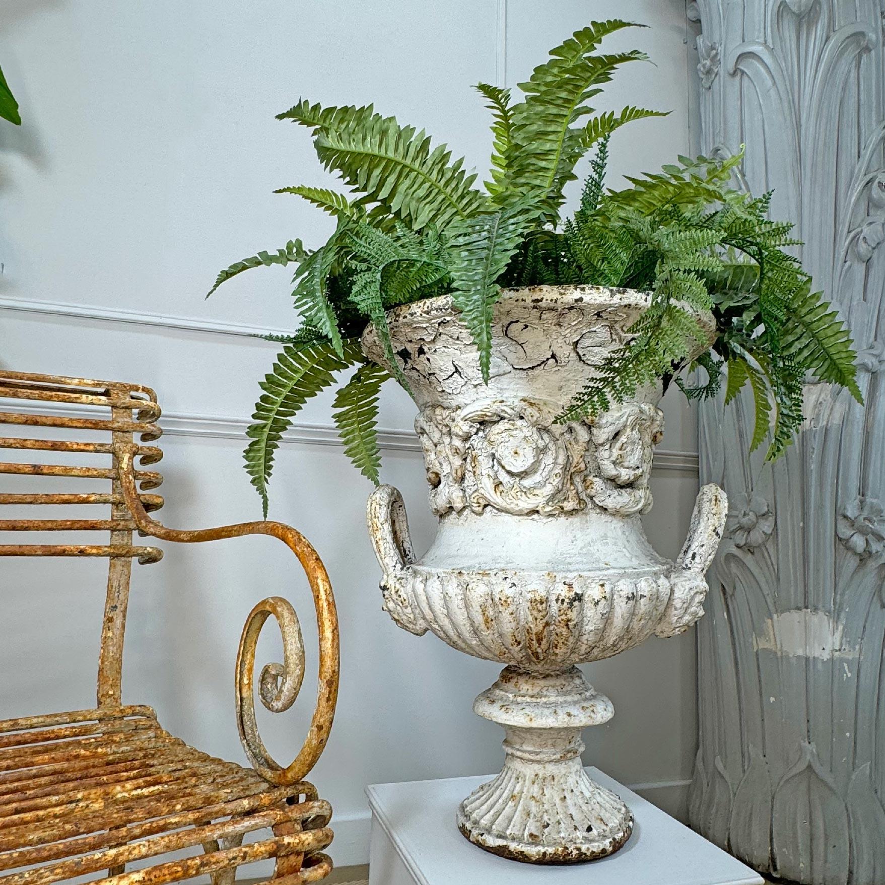 19th Century Large Andrew Handyside Cast Iron Campana Urn For Sale