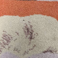 Grand tapis de l'ère Andy Warhol signé