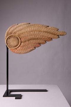 Ángel grande  Ala de madera