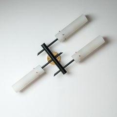 Large Angelo Lelii Wall Light for Arredoluce, 1950s