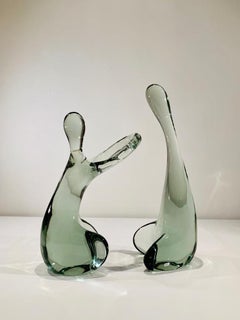 Große Angelo Seguso 1972 Murano Glas signiert "Stück einzigartig" Museu.
