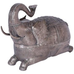 Large Anglo Indian Elephant Box