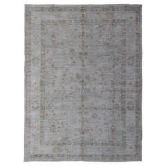 Large Angora Oushak Rug by Keivan Woven Arts 10'9 X 13'11