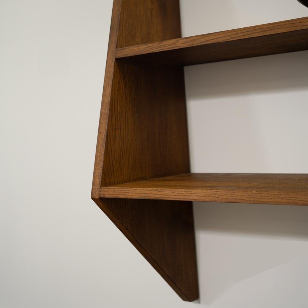 Large Angular French Bookcase In Good Condition For Sale In Dallas, TX