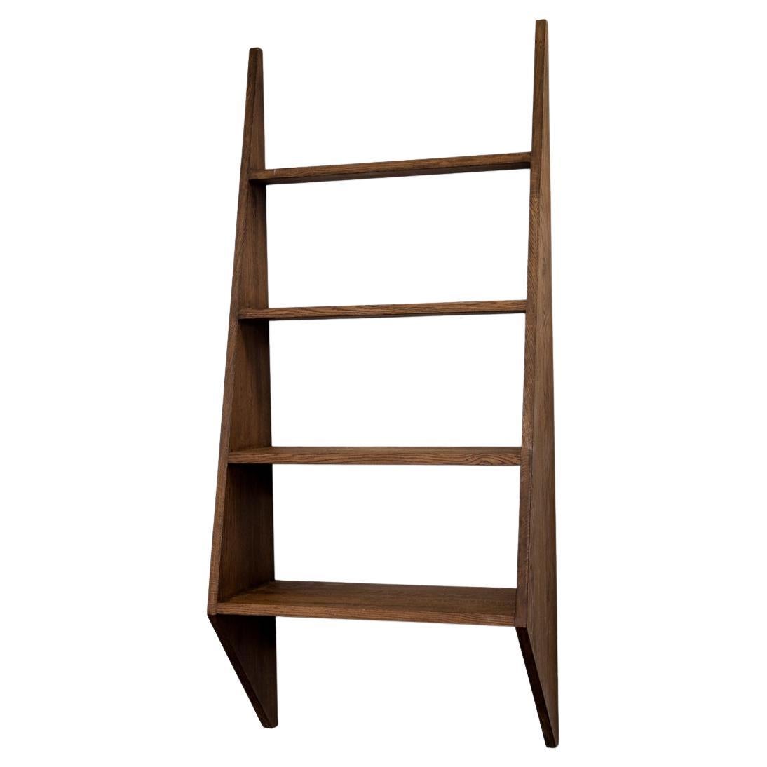 Large Angular French Bookcase For Sale