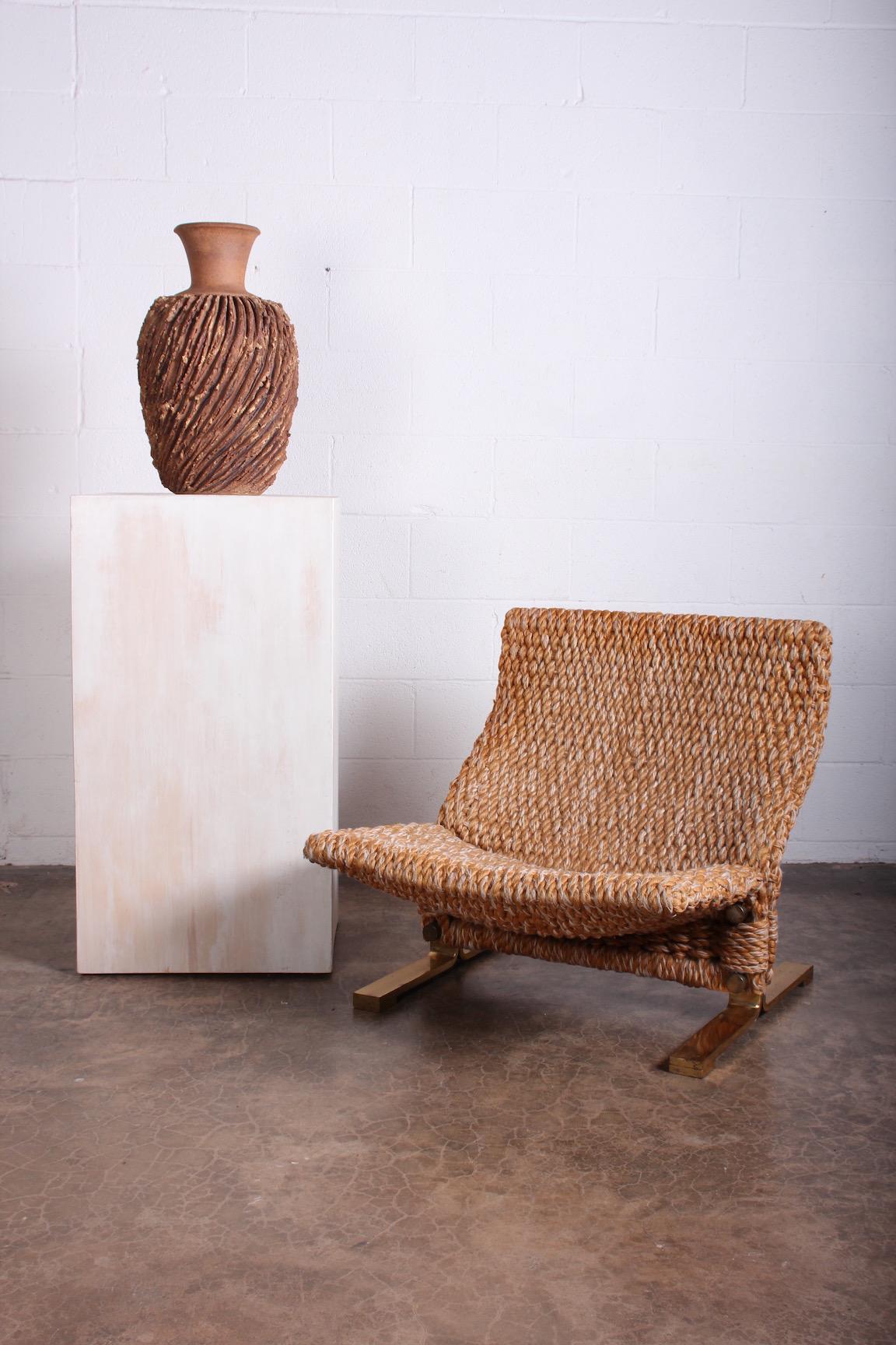 Vaso grande in ceramica di Anne Goldman in vendita 7