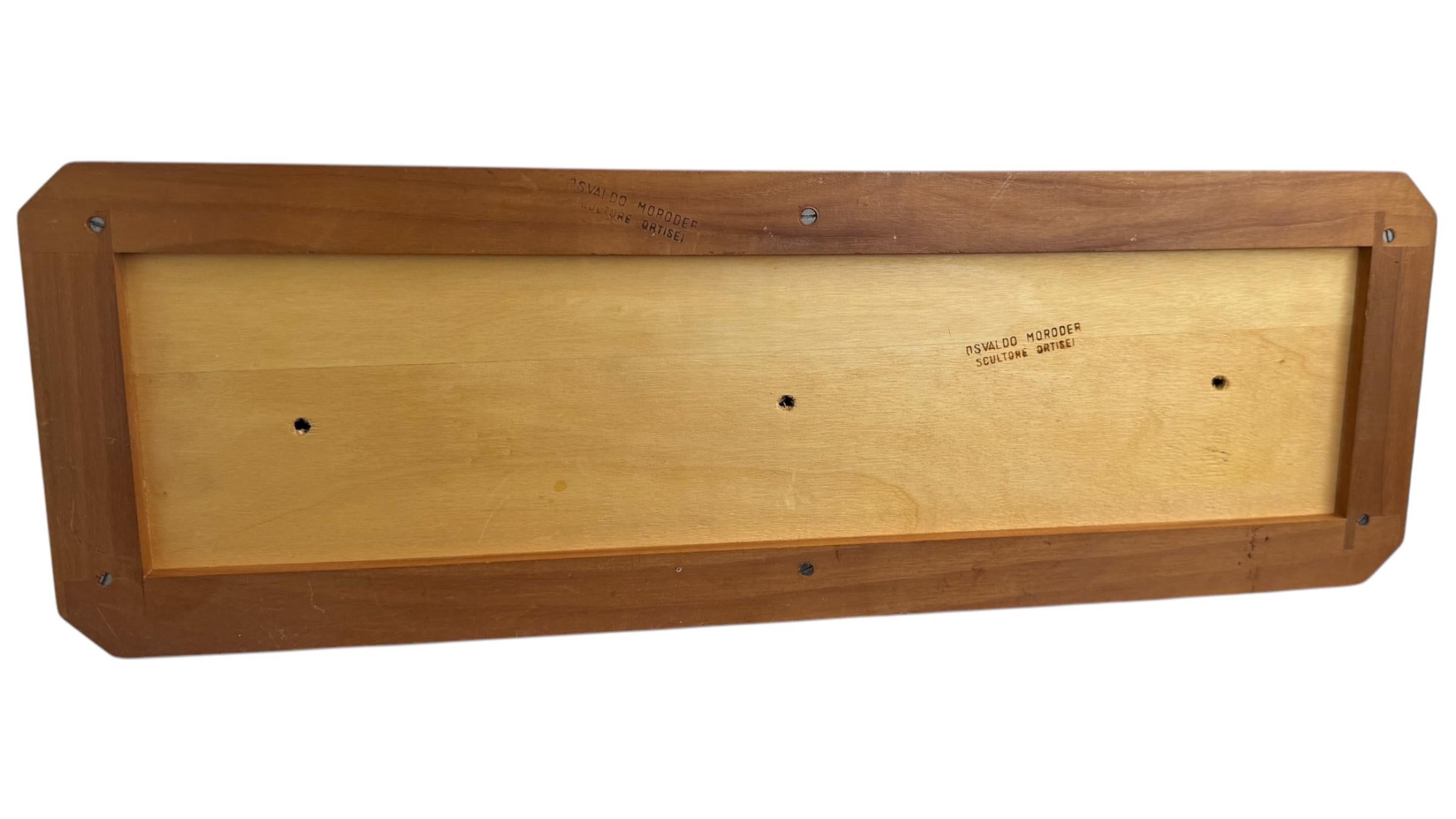 Grande sculpture en bois sculpté ANRI Last Supper By Osvaldo Moroder 1980s or older en vente 6