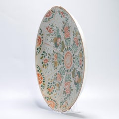 Large Antique 18C Kangxi/Yongzheng Dish Chinese Porcelain Famille Verte