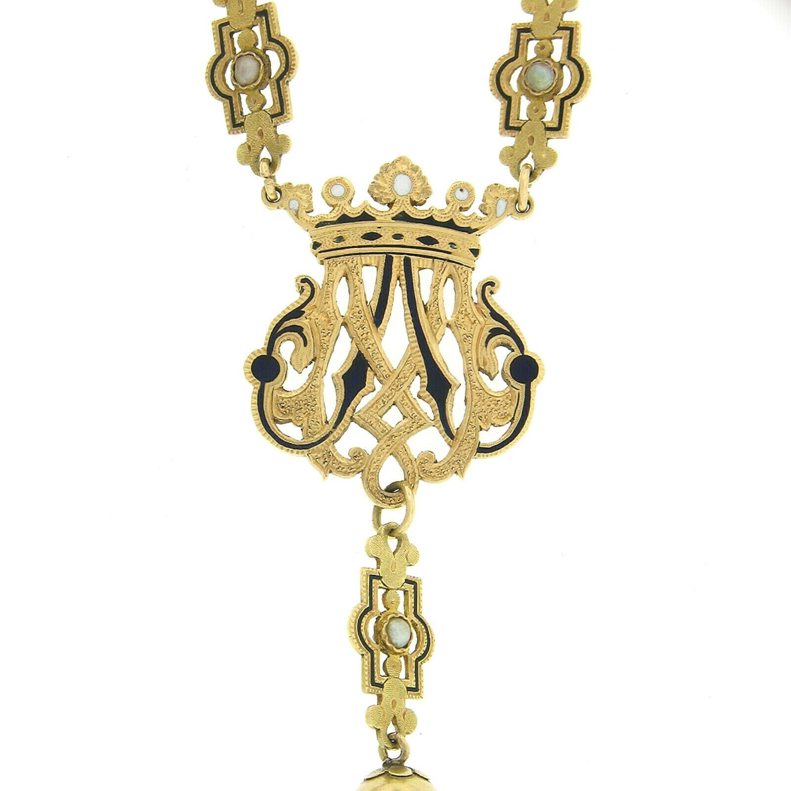 rosary gold necklace 18k