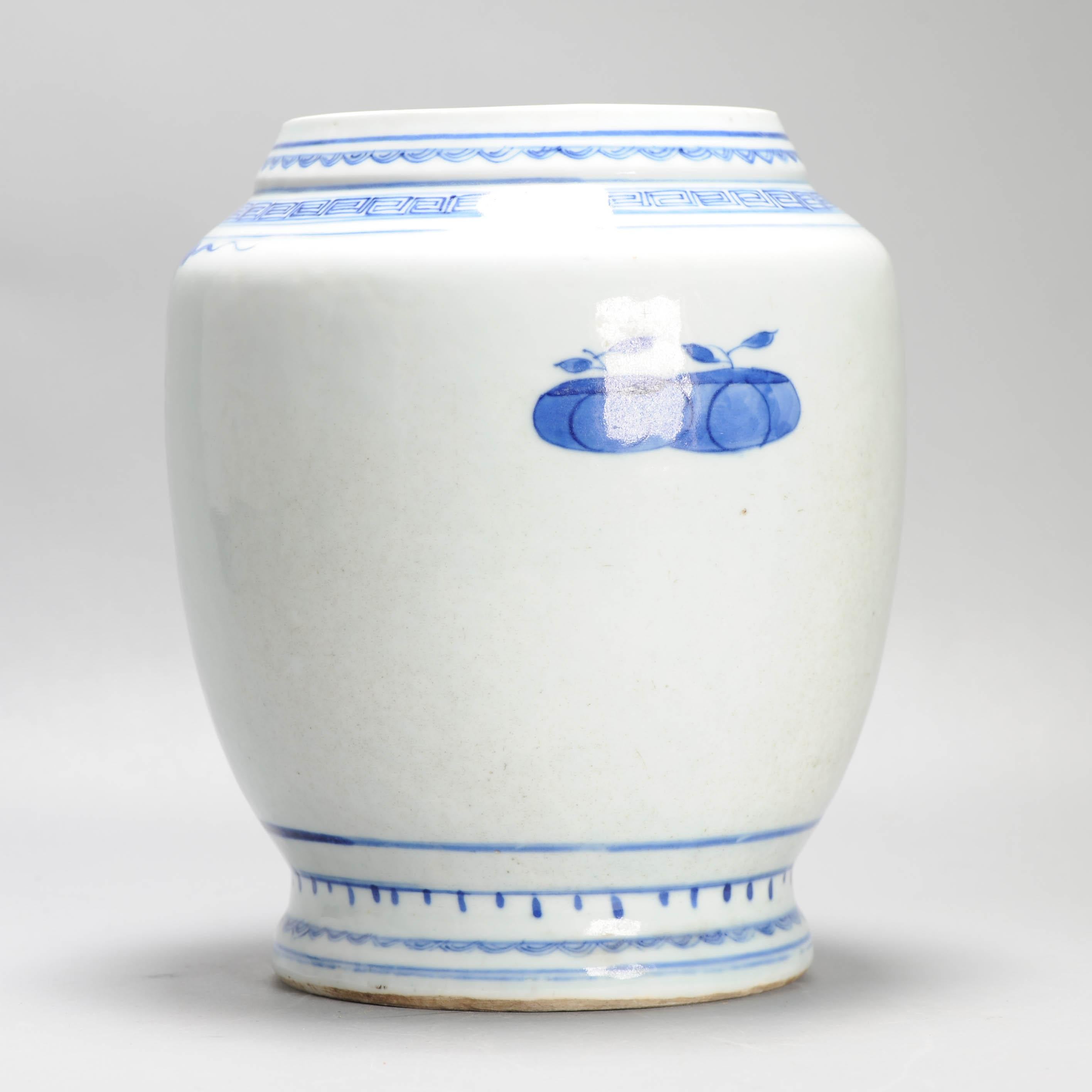 Large Antique 18th C Chinese Taste Porcelain Vase Incense Burners China For Sale 3