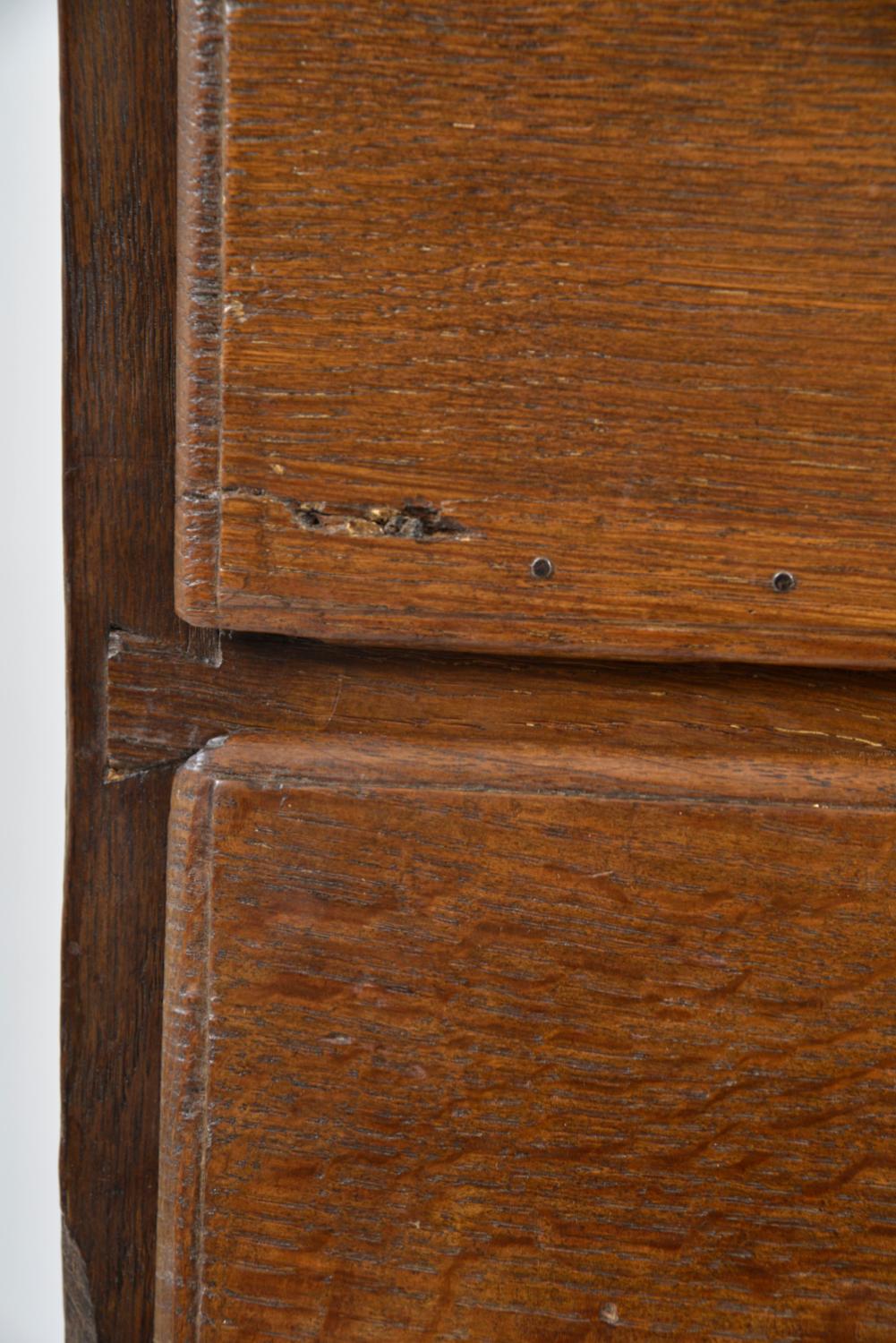 Large Antique 18th Century Georgian Oak Tallboy Chest of Six Drawers English For Sale 9