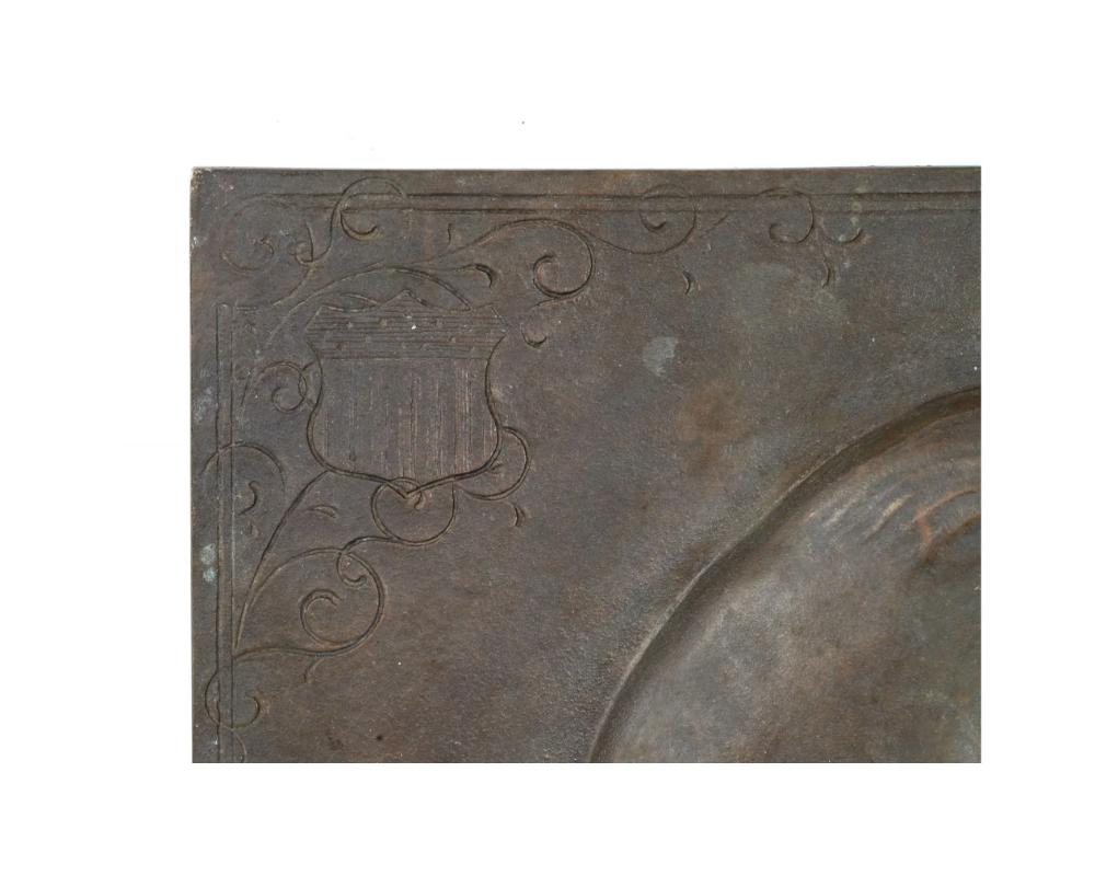 Large Antique 19Th C Washington Profile Bronze Plaque For Sale 1