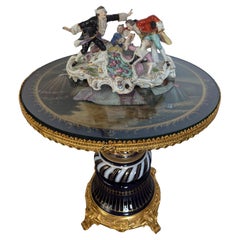Grand manteau Blindmans d'Edme Samson du 19ème siècle Figurine française