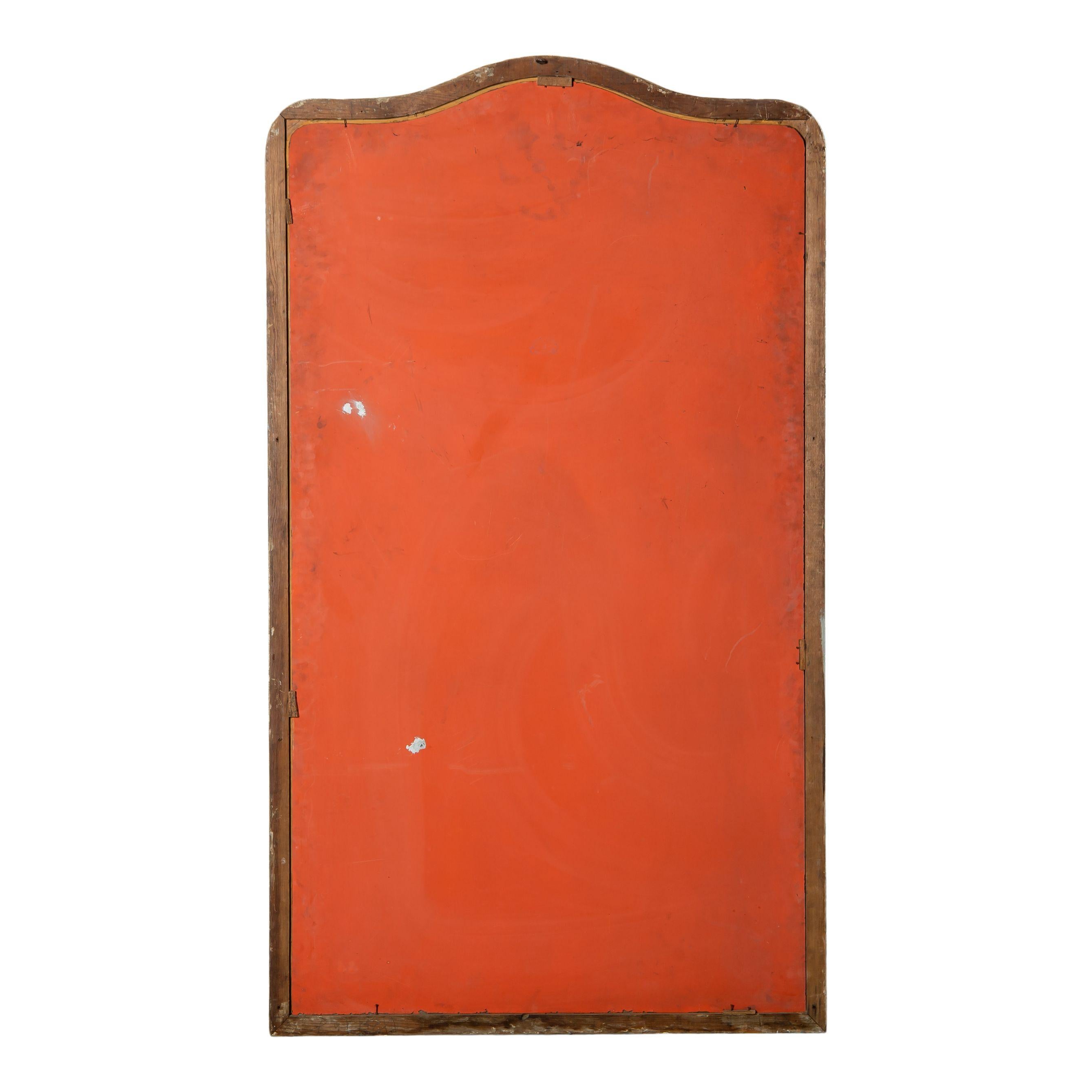 Gran espejo dorado francés antiguo del siglo XIX Espejo en venta