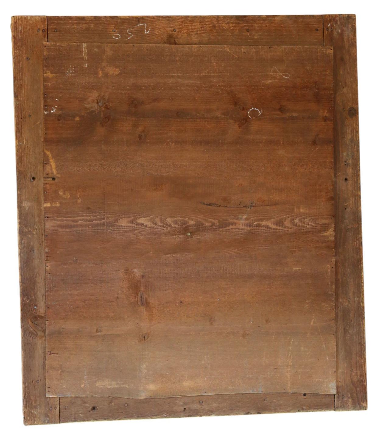 Large Antique 19th Century Gilt Overmantle Wall Mirror Ornate Gold Frame Vintage For Sale 3