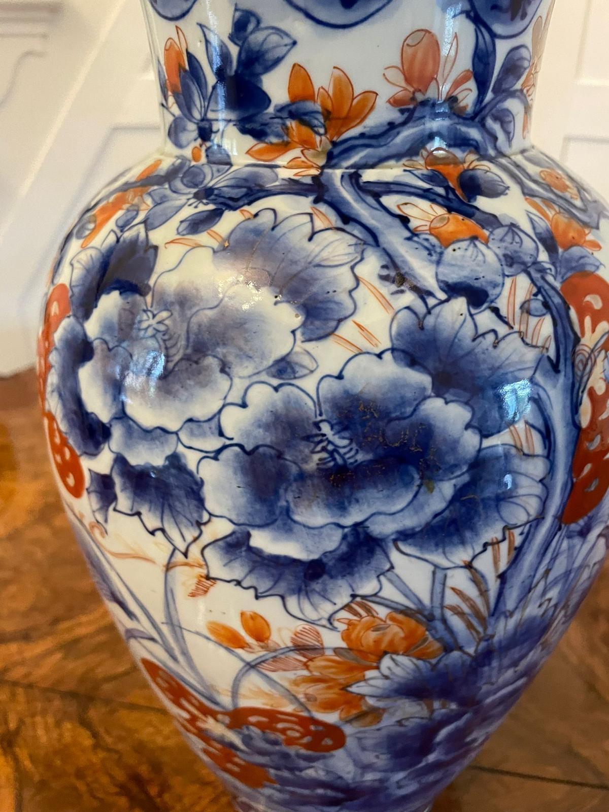 Large Antique 19th Century Quality Japanese Imari Vase For Sale 1