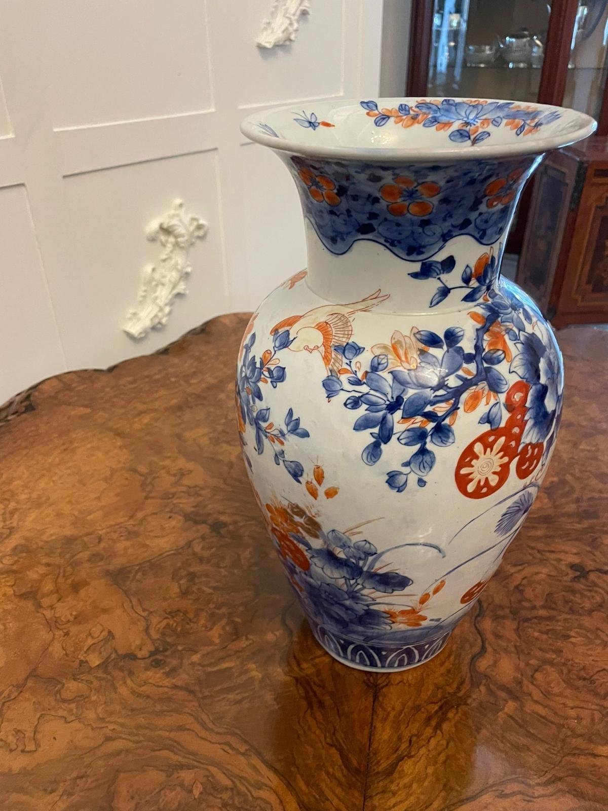 Large Antique 19th Century Quality Japanese Imari Vase For Sale 5