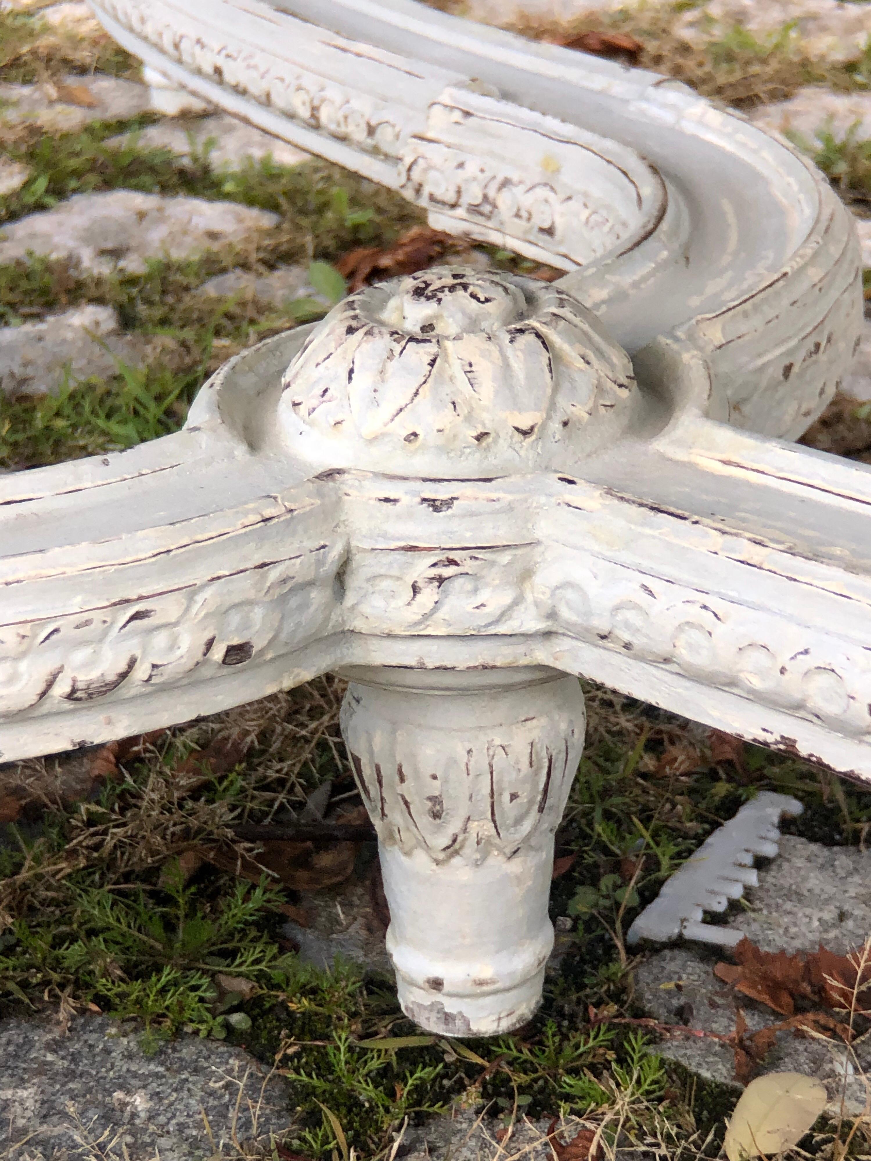 Oak Large Antique 19th Century Swedish Painted Dining Room Table For Sale