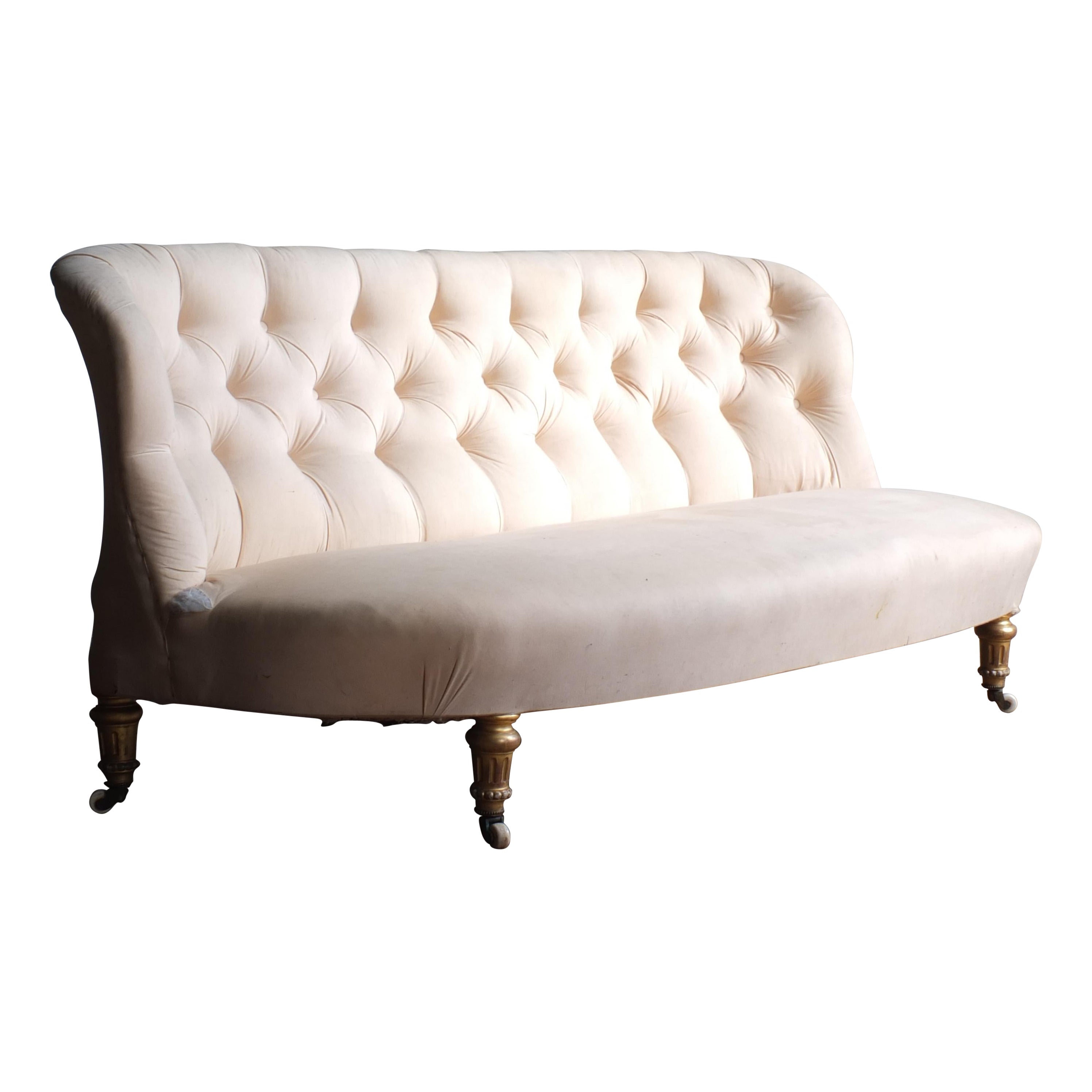 Large Antique 3-Seater Sofa